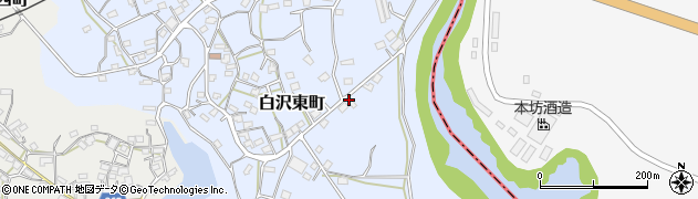 鹿児島県枕崎市白沢東町545周辺の地図