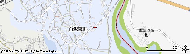 鹿児島県枕崎市白沢東町546周辺の地図