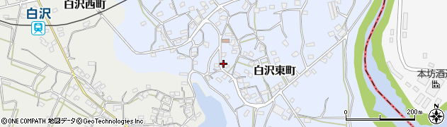 鹿児島県枕崎市白沢東町211周辺の地図