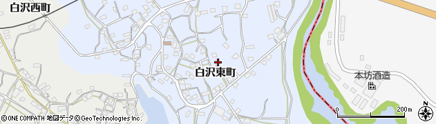鹿児島県枕崎市白沢東町279周辺の地図