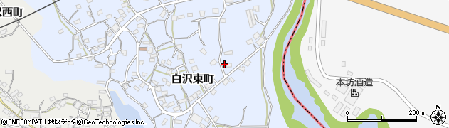 鹿児島県枕崎市白沢東町596周辺の地図