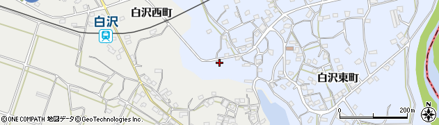 鹿児島県枕崎市白沢東町88周辺の地図