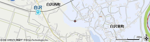 鹿児島県枕崎市白沢東町74周辺の地図