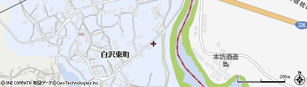 鹿児島県枕崎市白沢東町551周辺の地図