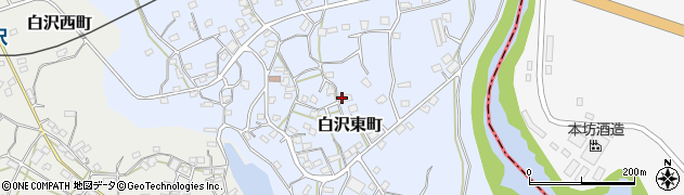 鹿児島県枕崎市白沢東町280周辺の地図
