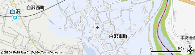 鹿児島県枕崎市白沢東町202周辺の地図