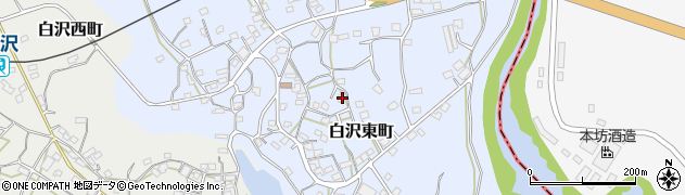 鹿児島県枕崎市白沢東町252周辺の地図