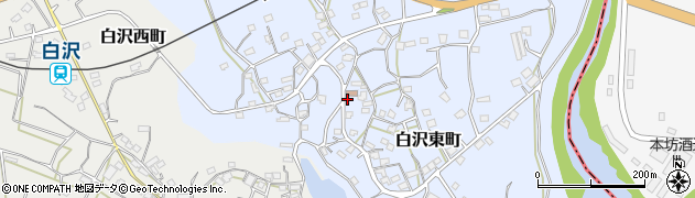 鹿児島県枕崎市白沢東町201周辺の地図