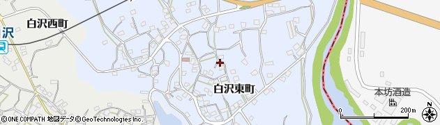 鹿児島県枕崎市白沢東町253周辺の地図