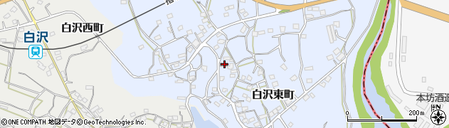 鹿児島県枕崎市白沢東町199周辺の地図
