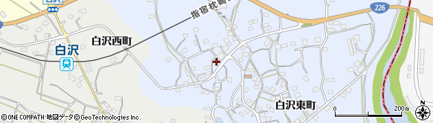 鹿児島県枕崎市白沢東町65周辺の地図