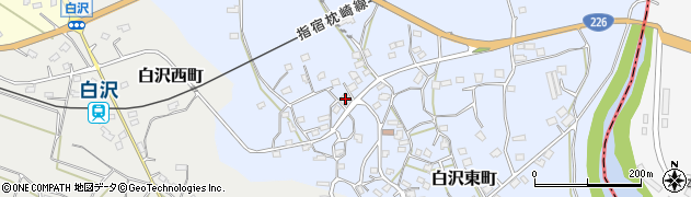 鹿児島県枕崎市白沢東町53周辺の地図