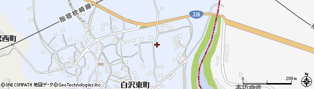 鹿児島県枕崎市白沢東町603周辺の地図
