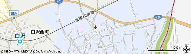 鹿児島県枕崎市白沢東町143周辺の地図