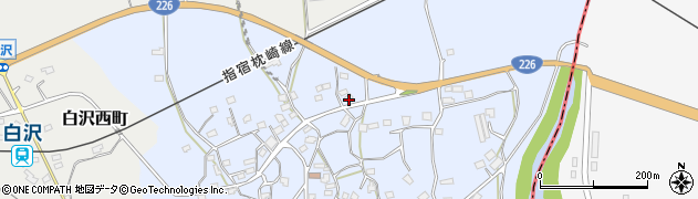鹿児島県枕崎市白沢東町154周辺の地図