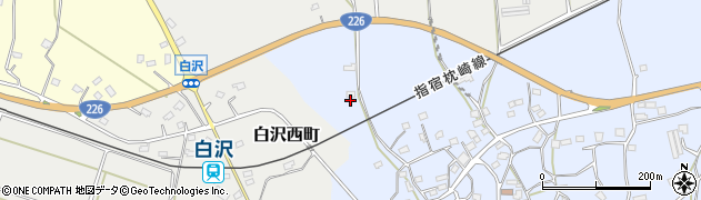 鹿児島県枕崎市白沢東町758周辺の地図