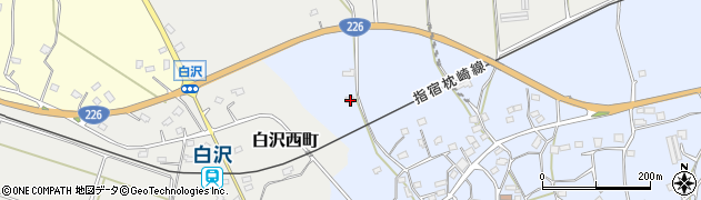 鹿児島県枕崎市白沢東町761周辺の地図