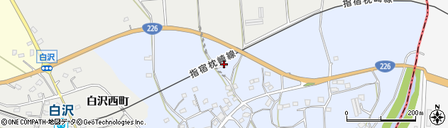 鹿児島県枕崎市白沢東町133周辺の地図