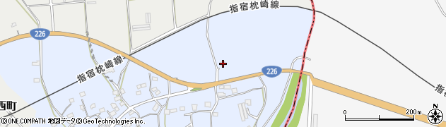 鹿児島県枕崎市白沢東町632周辺の地図