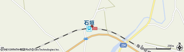 石垣駅周辺の地図
