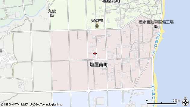 〒898-0042 鹿児島県枕崎市塩屋南町の地図