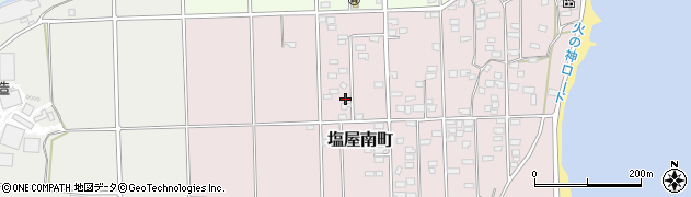 鹿児島県枕崎市塩屋南町周辺の地図