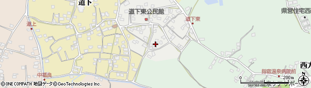 鹿児島県指宿市道下東735周辺の地図
