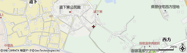 鹿児島県指宿市道下東752周辺の地図