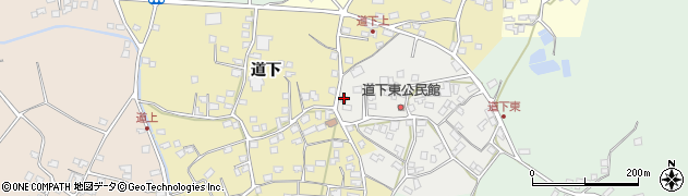 鹿児島県指宿市道下東503周辺の地図