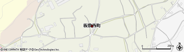 鹿児島県枕崎市板敷西町周辺の地図