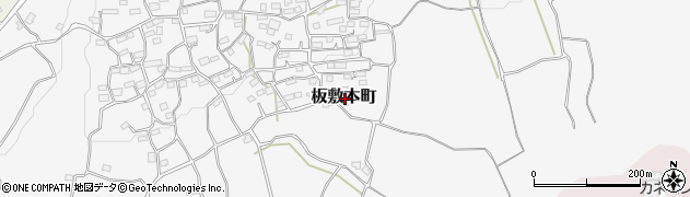 鹿児島県枕崎市板敷本町周辺の地図
