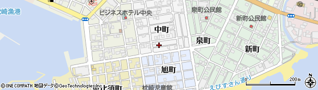 鹿児島県枕崎市中町95周辺の地図