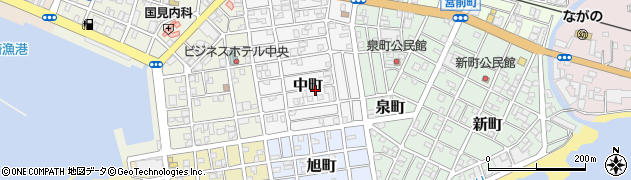 鹿児島県枕崎市中町120周辺の地図