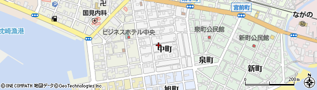 鹿児島県枕崎市中町137周辺の地図