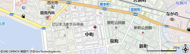 鹿児島県枕崎市中町144周辺の地図