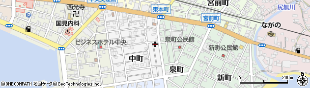 鹿児島県枕崎市中町250周辺の地図