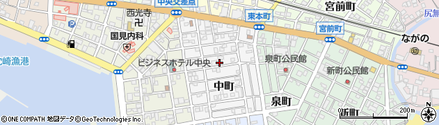 鹿児島県枕崎市中町173周辺の地図