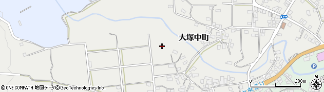 鹿児島県枕崎市大塚中町周辺の地図