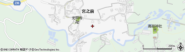 鹿児島県指宿市宮之前周辺の地図