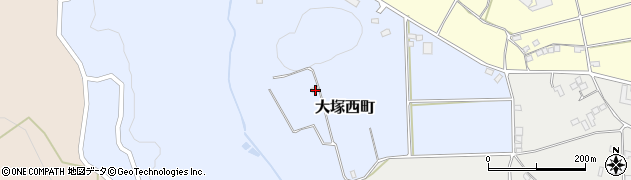 鹿児島県枕崎市大塚西町140周辺の地図