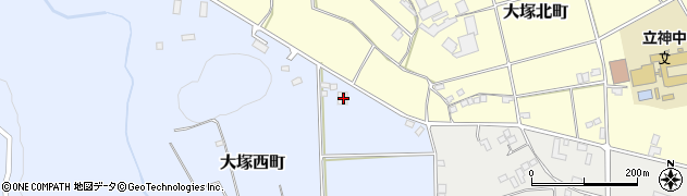 鹿児島県枕崎市大塚西町19周辺の地図