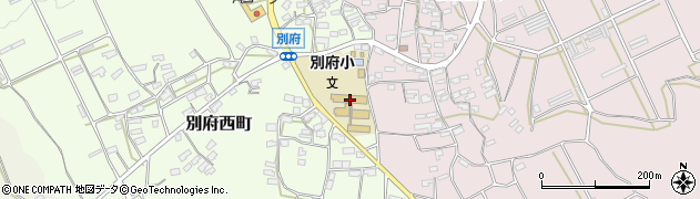 枕崎市立別府小学校周辺の地図