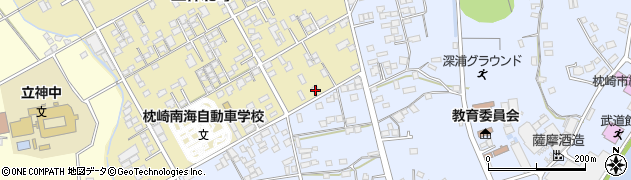 鹿児島県枕崎市立神北町28周辺の地図