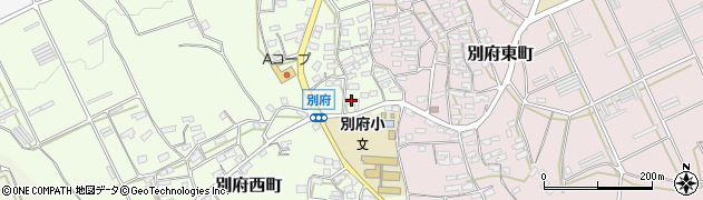 俵積田公民館周辺の地図