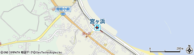 宮ケ浜駅周辺の地図