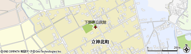 下野原公民館周辺の地図