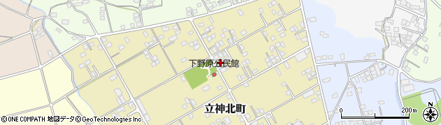 鹿児島県枕崎市立神北町188周辺の地図