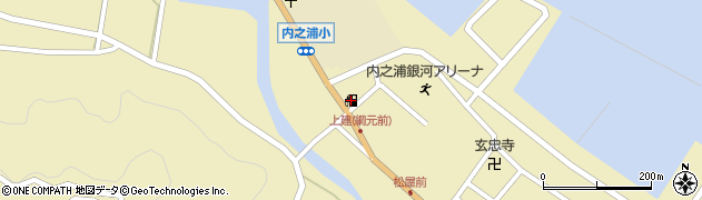 ＥＮＥＯＳ内之浦上建ＳＳ周辺の地図
