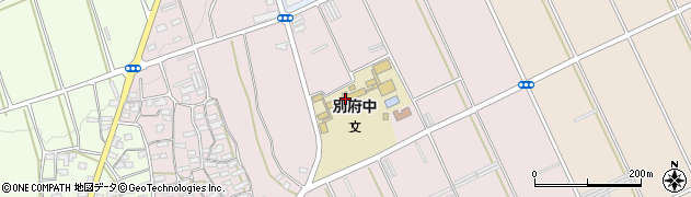枕崎市立別府中学校周辺の地図