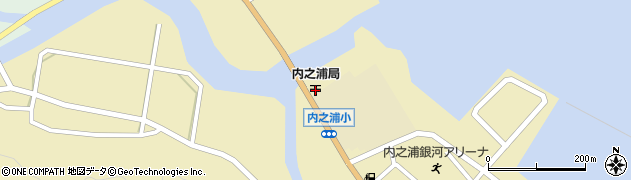 内之浦郵便局周辺の地図